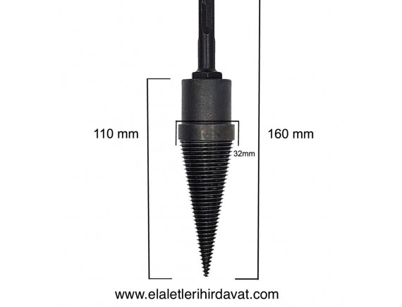GEPARD ŞÖMİNELİK ODUN-KÜTÜK AYIRMA MATKAP UCU 32MM